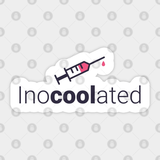 InoCOOLated Covid Vaccine Sticker by DnlDesigns